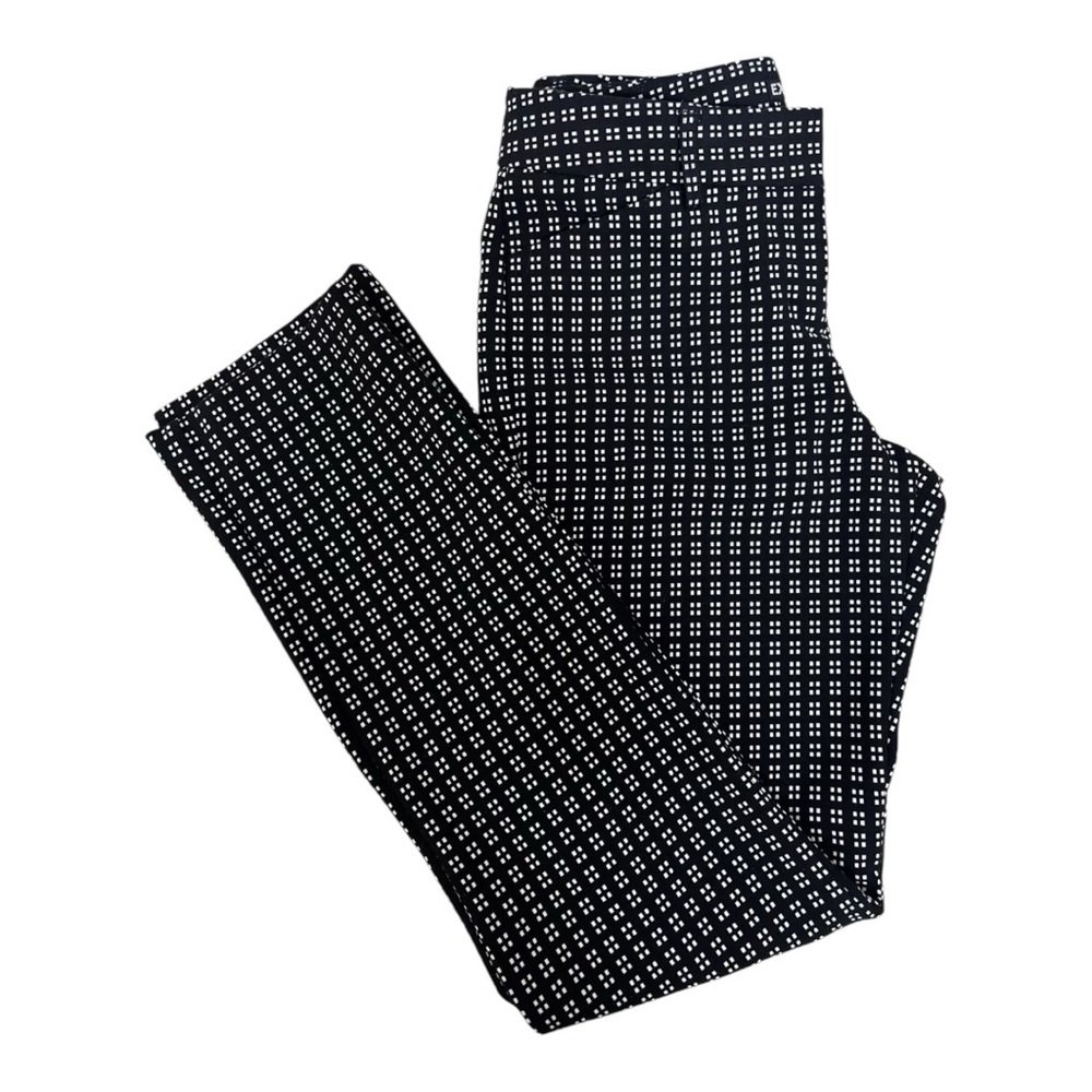Black and White Patterned Pants